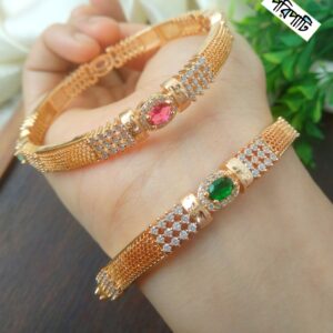 Premium Gold Plated Chandrika Necklace with Earrings (Copy)